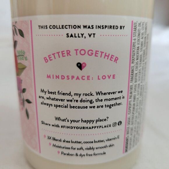 NEW Find Your Happy Place Wrapped in Your Arms Lotion LOT 10 Oz Rose Magnolia - Picture 3 of 5